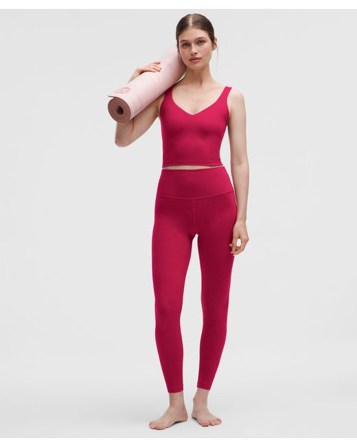 lululemon athletica Red – Align Tank Top Light Support, A/B Cup – – Size 4