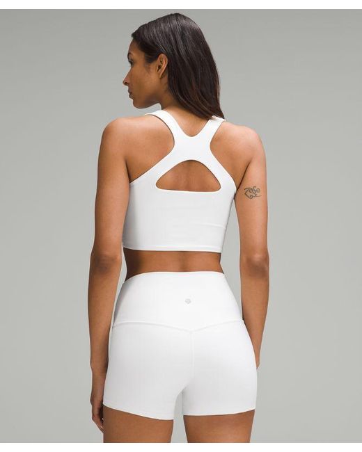 lululemon athletica White – Bend This Scoop And Cross Sports Bra Light Support, A-C Cups – –