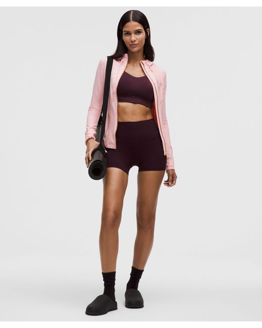 lululemon athletica Pink Define Hooded Jacket