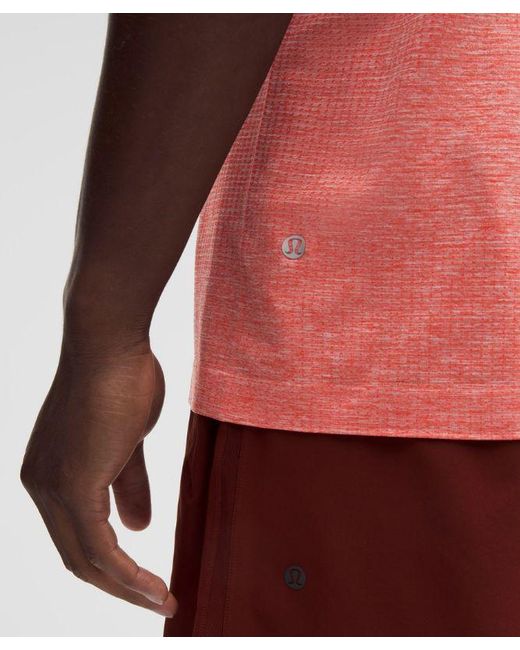 lululemon athletica Red – Metal Vent Tech Sleeveless Shirt Fit – – Size Medium for men