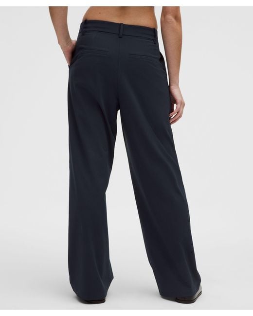 lululemon athletica Blue Daydrift High-Rise Wide-Leg Trouser