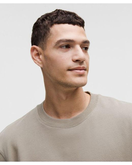 lululemon athletica Gray Steady State Crew for men
