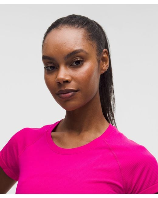 lululemon athletica Pink Swiftly Tech Short-Sleeve Shirt 2
