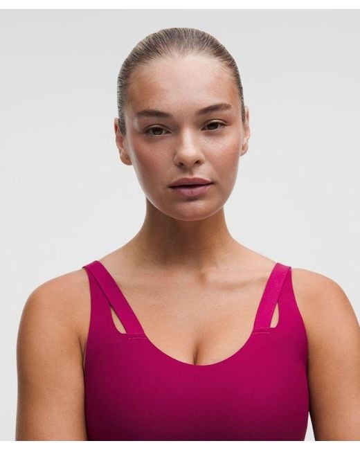 lululemon athletica Red Levitation Sports Bra