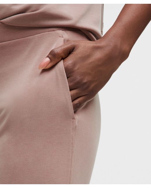 lululemon athletica Pink Drapey Softstreme Flared Pants