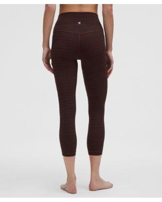 lululemon athletica Red – Align High-Rise Crop Leggings – 23" – – Size 4