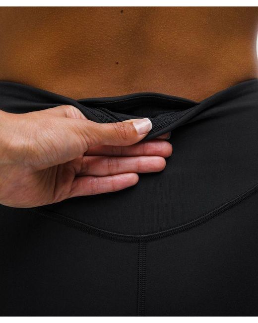 lululemon athletica Black Wunder Under Smoothcover High-Rise Tight 25"