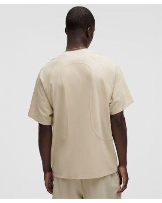 lululemon athletica Natural – Heavyweight Brushed T-Shirt Slnsh Collection – – Size Large for men