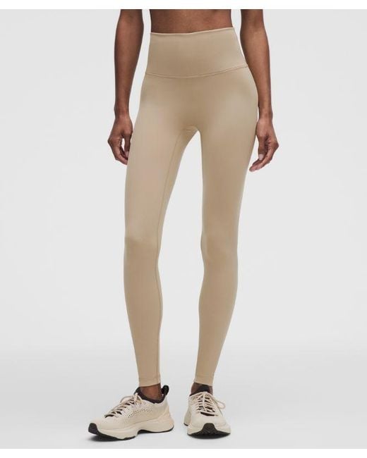 lululemon athletica White – Wunder Train No Line High-Rise Tight Leggings – 28" – Color Khaki – Size 4