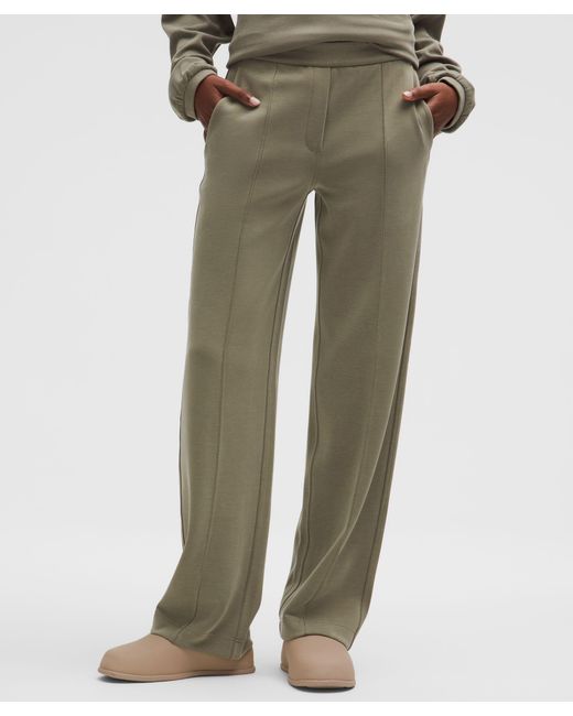 lululemon athletica Natural Softstreme Pintuck Mid-Rise Pant