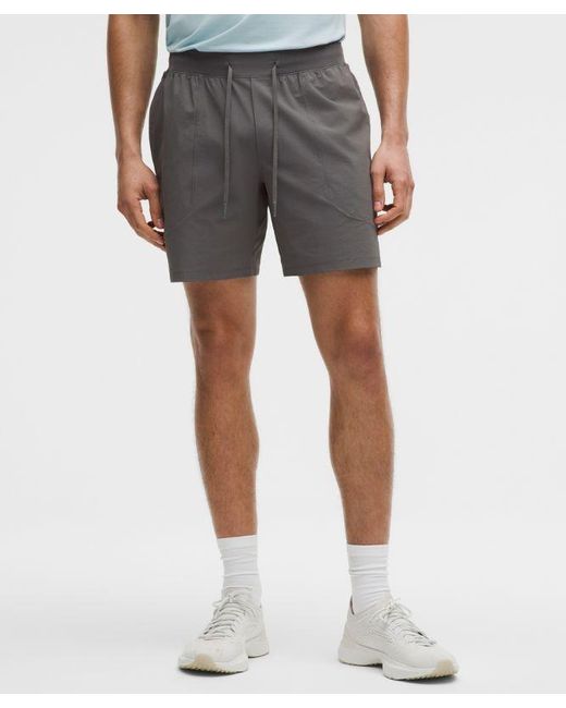 lululemon athletica Blue License To Train Linerless Short 7" for men