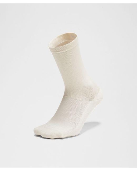 lululemon athletica White – Find Your Balance Grip Crew Socks – – Size Large