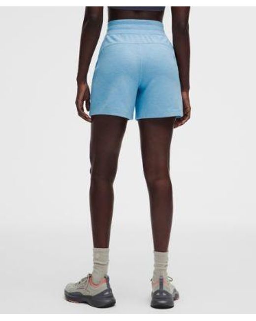 lululemon athletica Blue – Scuba High-Rise Shorts Waffle – 5" – – Size Large