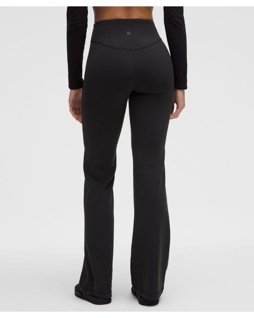 lululemon athletica Black Wunder Under Smoothcover High-Rise Bootcut Pant 34"