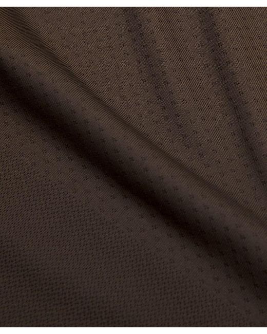 lululemon athletica Red Fast And Free Perforated Stripe Tank for men