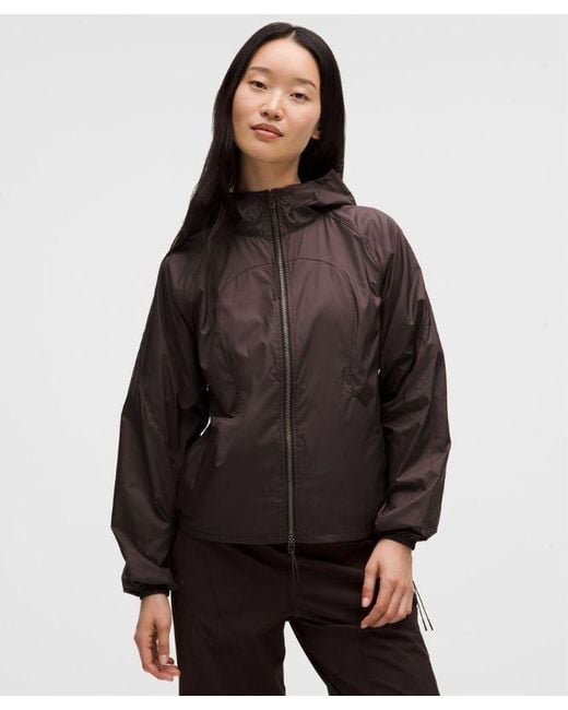 lululemon athletica Brown – Lightweight Windbreaker Jacket Slnsh Collection – – Size Large
