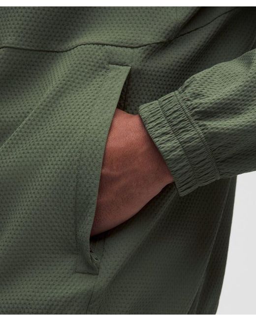 lululemon athletica Green – License To Train Textured Full Zip Jacket – – Size Large for men