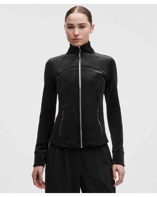 lululemon athletica Black – Define Jacket Velvet – – Size 10