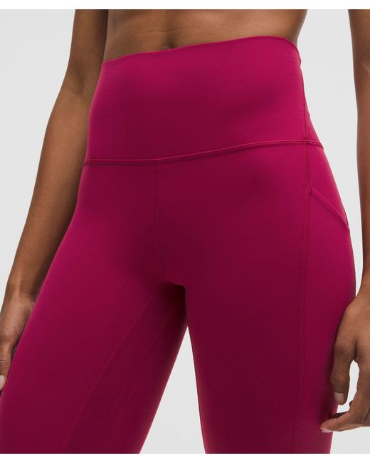 lululemon athletica Red Align High-Rise Pant With Pockets 25"