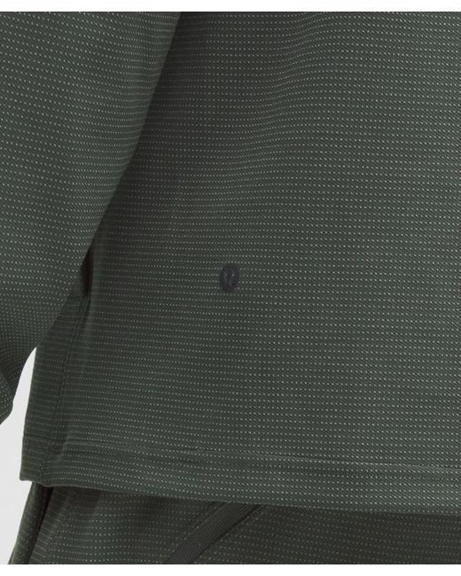lululemon athletica Green – Reflective Knit Running Half Zip Long-Sleeve Top – – Size Medium for men