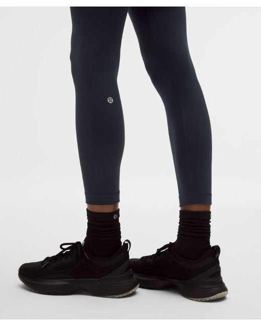 lululemon athletica Blue Wunder Train No Line High-Rise Tight 25"