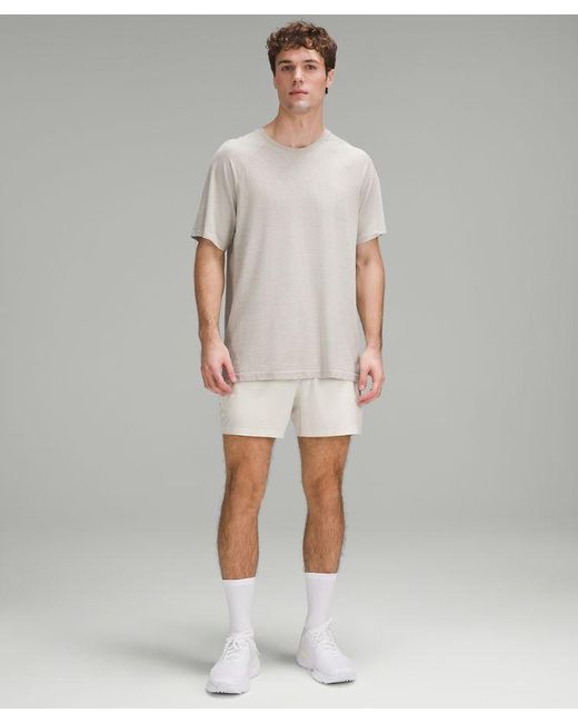 lululemon athletica Pace Breaker Linerless Shorts - 5" - Color White - Size L for men