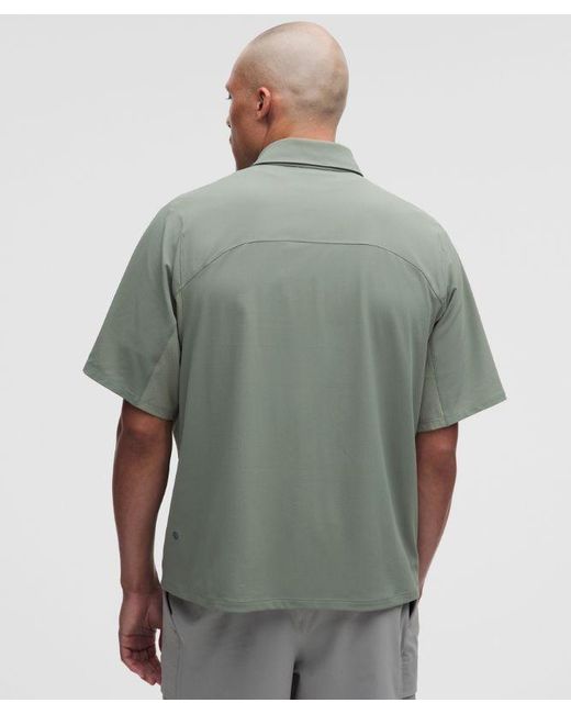 lululemon athletica Green – Uv-Protective Lightweight Hike Overshirt – /Pastel – Size Large for men