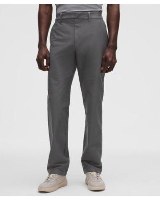 lululemon athletica Gray – Slacker Classic-Straight Trousers 32L – – Size 12 for men