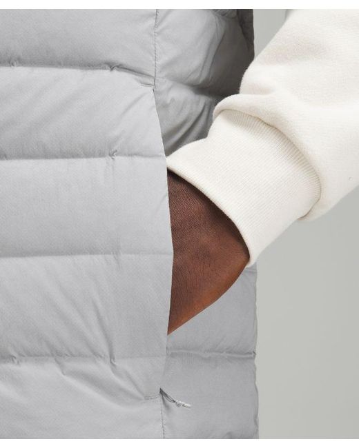 lululemon athletica Gray – Navigation Down Vest – – for men