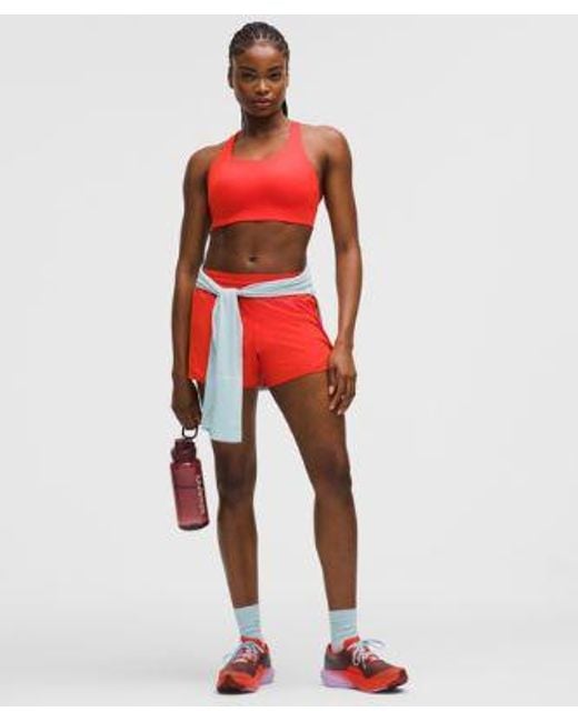 lululemon athletica Red – Energy Sports Bra High Support, B–G Cups – – Size 6