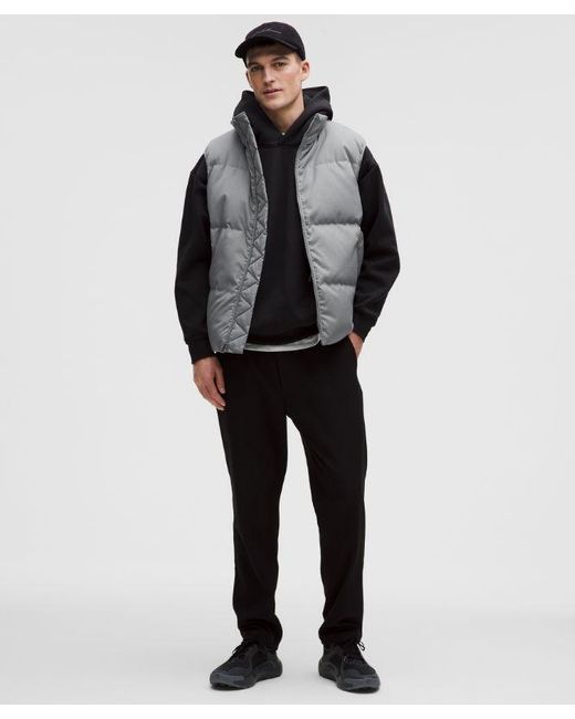 lululemon athletica Gray – Always Down Puffer Vest Tech Canvas – – Size Large for men