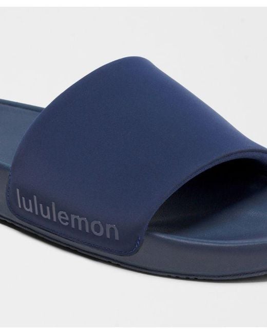 lululemon athletica Blue Restfeel Slide for men