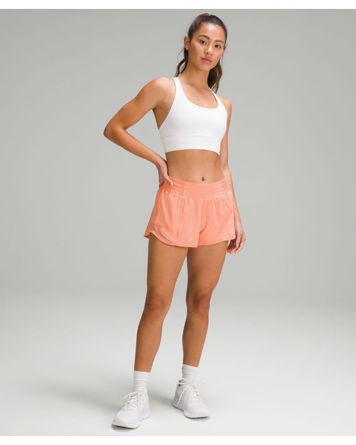 lululemon athletica Hotty Hot High-rise Lined Shorts - 2.5 - Color  Orange/pastel - Size 10