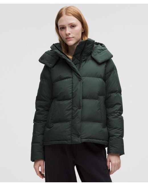 lululemon athletica Green – Wunder Puff 644-Down-Fill Jacket – – Size 4