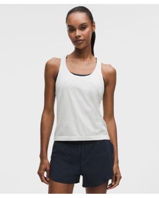 lululemon athletica White Swiftly Tech Racerback Tank Top 2.0