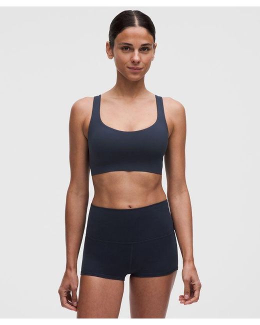 lululemon athletica Blue Flexyflex Strappy Yoga Bra