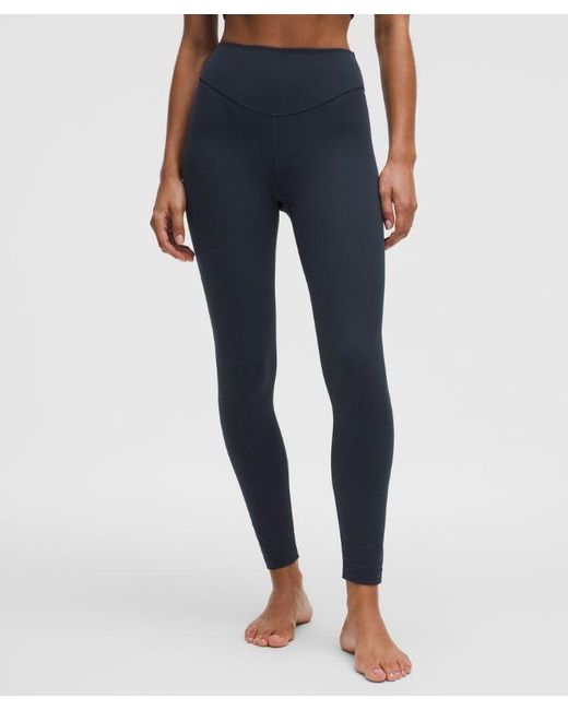 lululemon athletica Blue – Wunder Under Luxtreme High-Rise Tight Leggings – 25" – – Size 4
