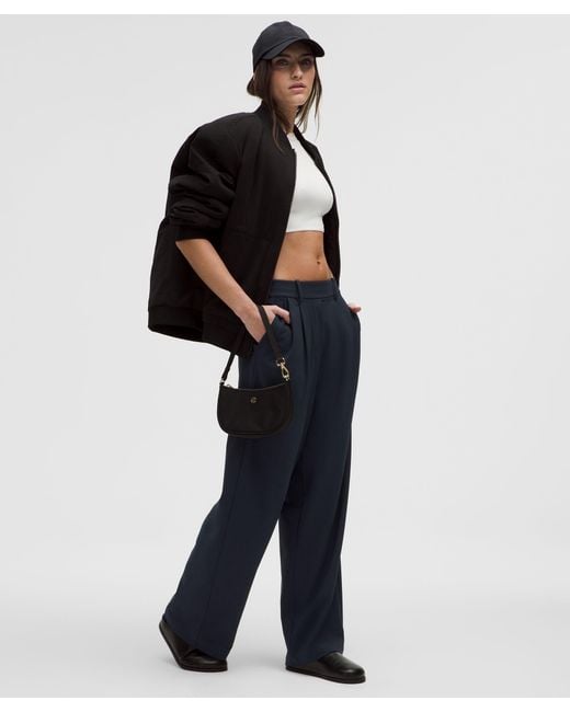 lululemon athletica Blue Daydrift High-Rise Wide-Leg Trouser