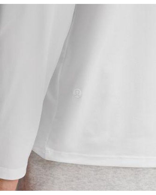 lululemon athletica Gray – Ultra-Soft Nulu Long-Sleeve Shirt – – for men