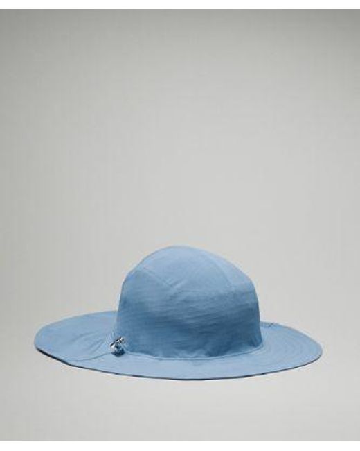 lululemon athletica Blue – Cinchable Wide Brim Bucket Hat – –