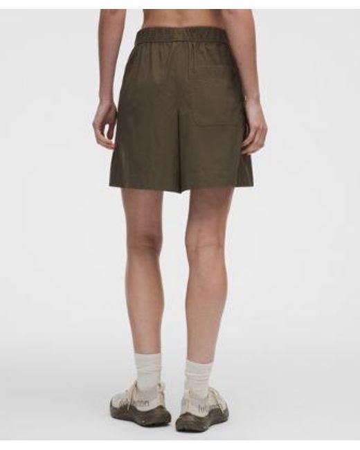 lululemon athletica Multicolor Lululinen High-Rise Relaxed-Fit Short 7"