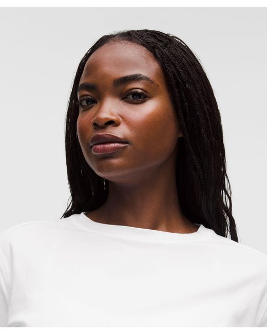 lululemon athletica White All Yours Organic Cotton Long-Sleeve Shirt