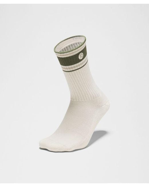 lululemon athletica White Daily Essential Crew Socks