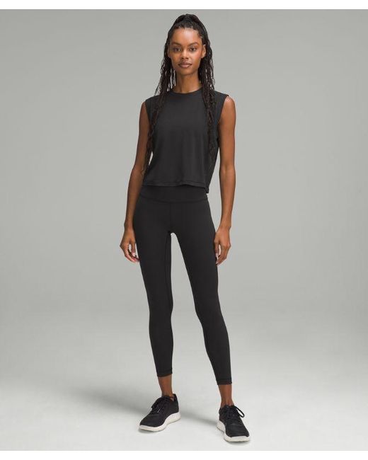 lululemon athletica Black Muscle Training Tank Top