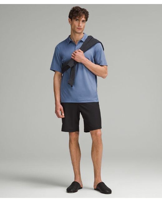 lululemon athletica Blue – Logo Sport Polo Short-Sleeve – – for men