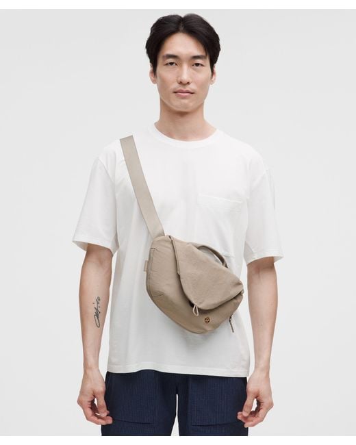 lululemon Curved Crossbody Bag 3L in Natural | Lyst