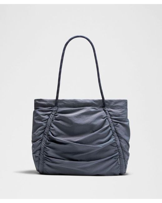 lululemon athletica Blue Ruched Tote Bag 24L