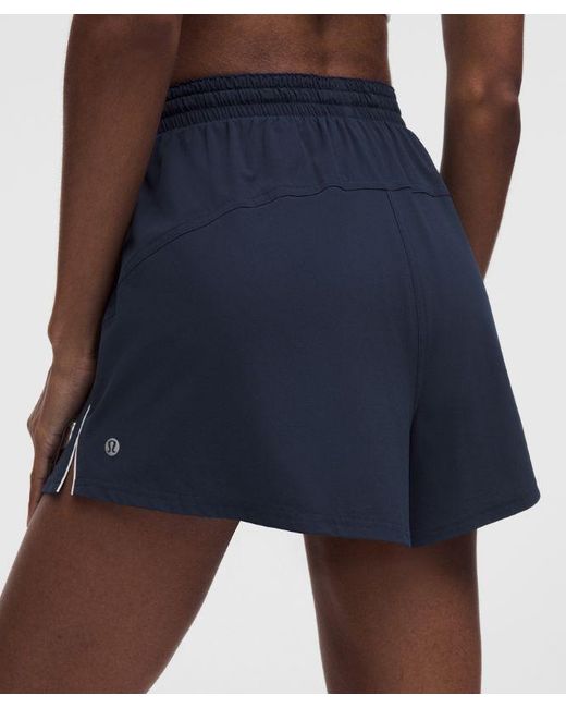 lululemon athletica Blue Court Rival High-Rise Short 3"