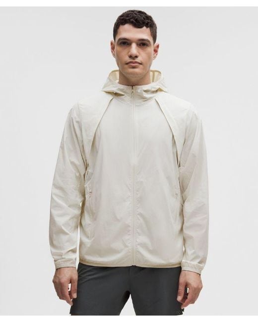 lululemon athletica Gray Fast And Free Packable Jacket for men