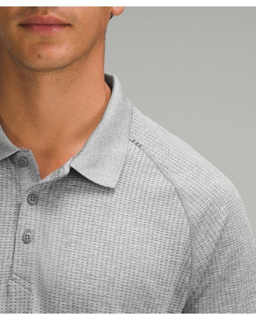 lululemon athletica Gray – Metal Vent Tech Polo Shirt Fit – / – for men